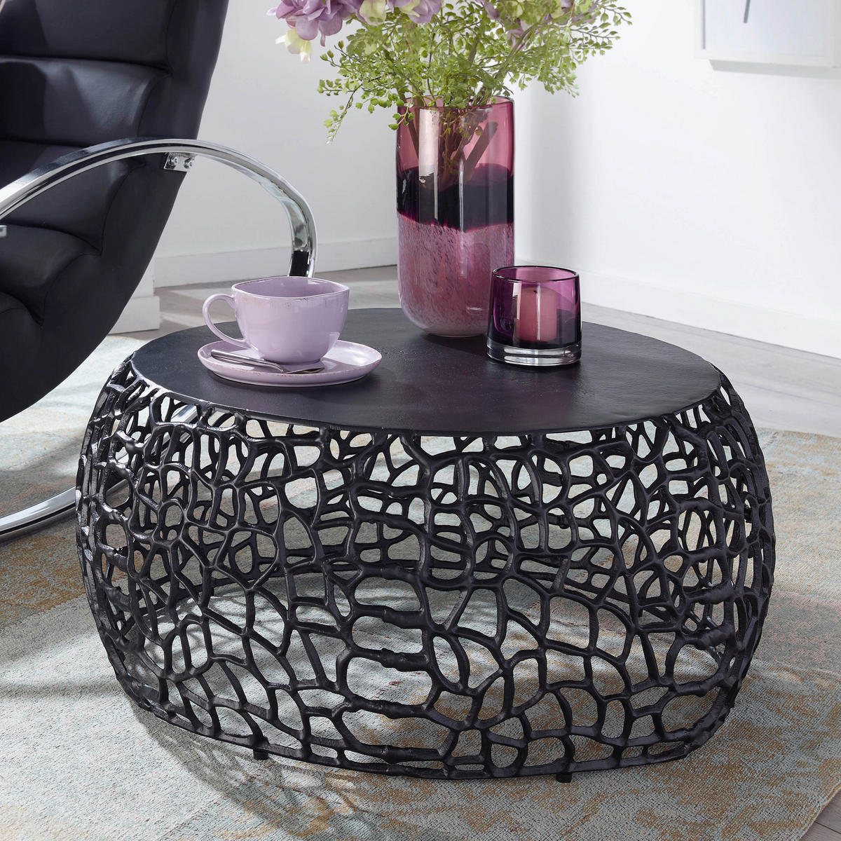 Couchtisch  B/H/T: ca. 66x30x66 cm Couchtisch - (66,00/30,00/66,00cm) - Wohnling
