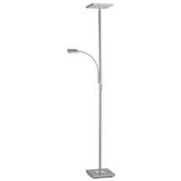 Just Light Deckenfluter 11710-55 Stahl Metall H: ca. 190 cm LED-Deckenfluter_Hans_eckig - Stahl (190,00cm) - Just Light