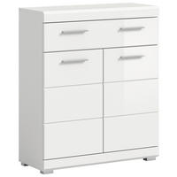 Schrank Scout weiß weiß Hochglanz B/H/T: ca. 74x88x31 cm Scout - weiß (74,00/88,00/31,00cm) - xonox.home
