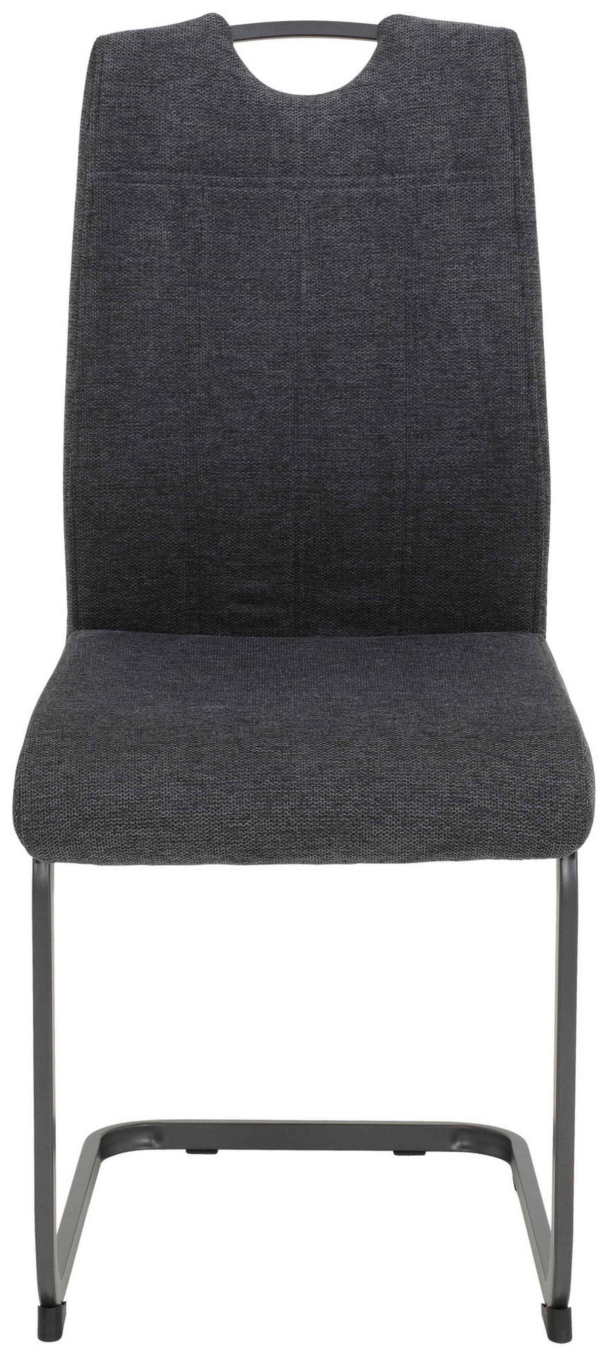 Schwingstuhl Britta anthrazit Vintage grau Webstoff B/H/T: ca. 44x100x59 cm Britta - anthrazit/grau (44,00/100,00/59,00cm)