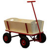 Sunny Bollerwagen Billy Beach rot B/H/L: ca. 61x97x95 cm Billy Beach - natur/rot (95,00/61,00/97,00cm) - Sunny