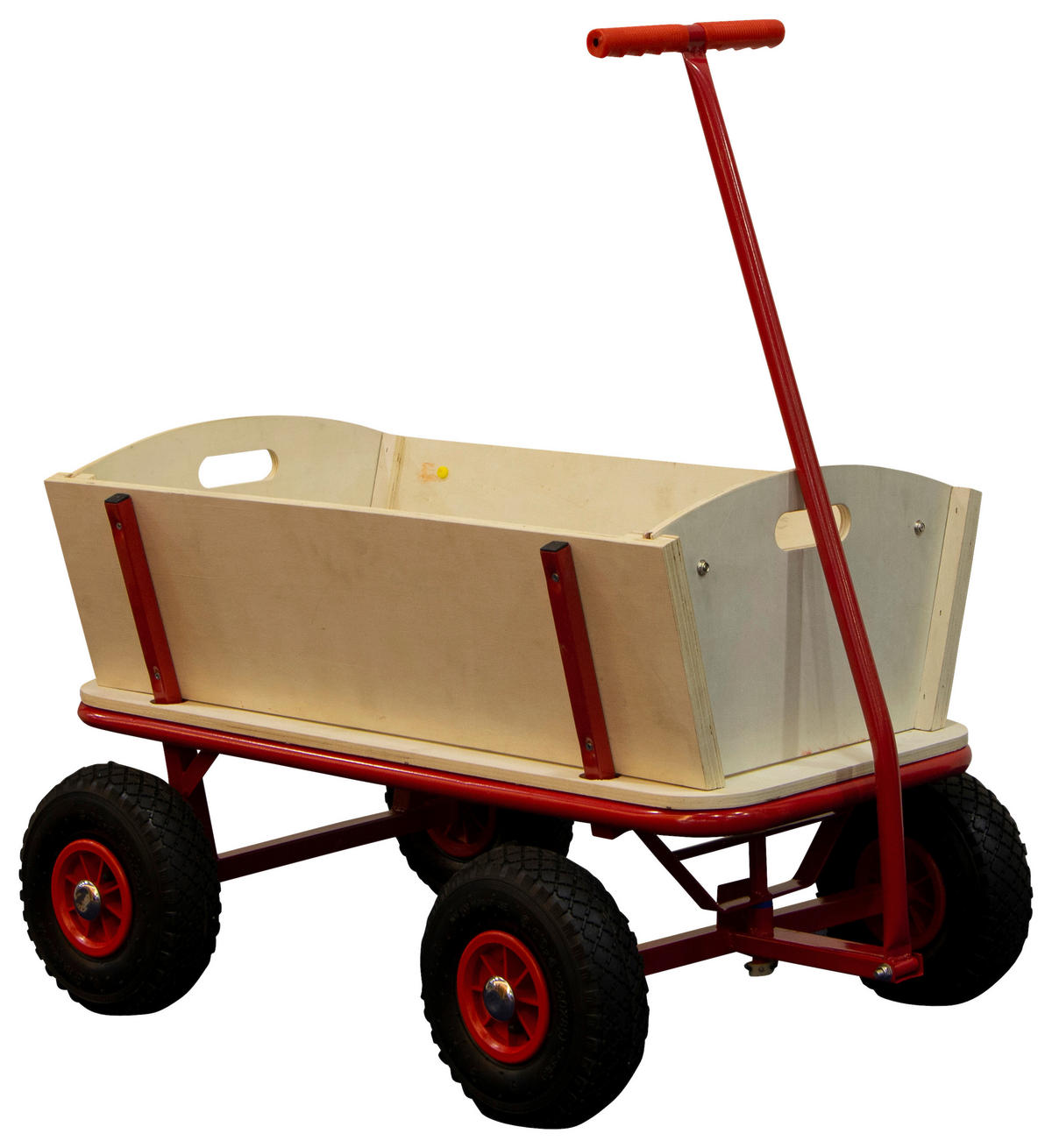 Sunny Bollerwagen Billy Beach rot B/H/L: ca. 61x97x95 cm Billy Beach - natur/rot (95,00/61,00/97,00cm) - Sunny