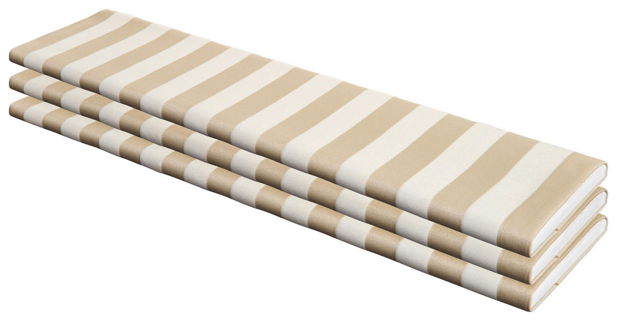Dekostoff Dannenberg weiß B: ca. 140 cm Dannenberg - beige/weiß (140,00cm)