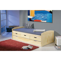 Funktionsbett Marinella natur Liegefläche B/L: ca. 90x200 cm Marinella - natur (205,00/63,00/98,00cm) - Inter Link