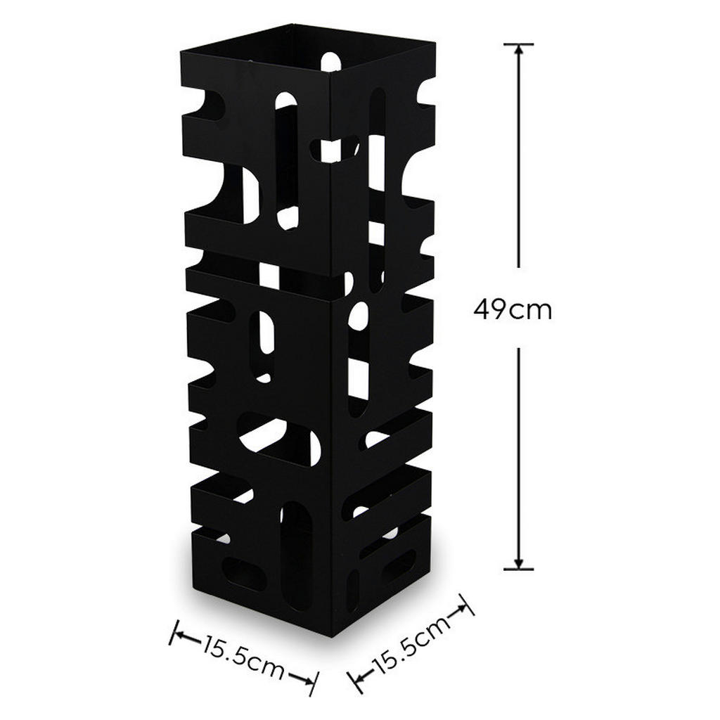 Thumbnail - Schirmständer Doris schwarz Metall B/H/T: ca. 18x49x16 cm