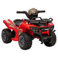 HOMCOM Kinderauto rot B/H/L: ca. 42x70x45 cm Kinder-Elektrofahrzeug - rot (45,00/42,00/70,00cm) - HOMCOM