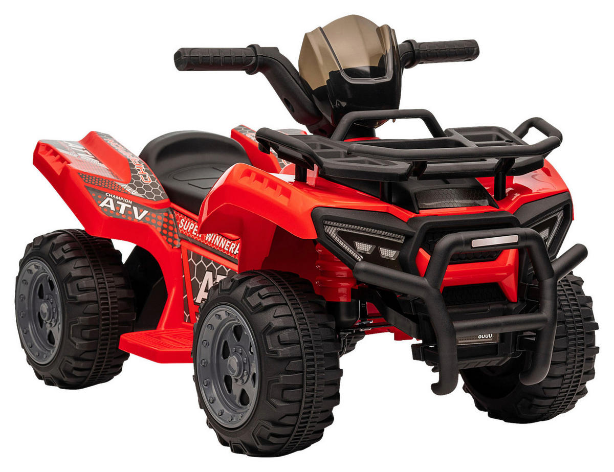 HOMCOM Kinderauto rot B/H/L: ca. 42x70x45 cm Kinder-Elektrofahrzeug - rot (45,00/42,00/70,00cm) - HOMCOM