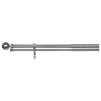 Stilgarnituren habito/ball-classic Edelstahloptik Metall ausziehbar von ca. 190 bis 360 cm 2.0 Läufe habito/ball-classic - Edelstahloptik - ondeco
