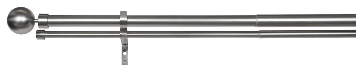 Stilgarnituren habito/ball-classic Edelstahloptik Metall ausziehbar von ca. 190 bis 360 cm 2.0 Läufe habito/ball-classic - Edelstahloptik - ondeco