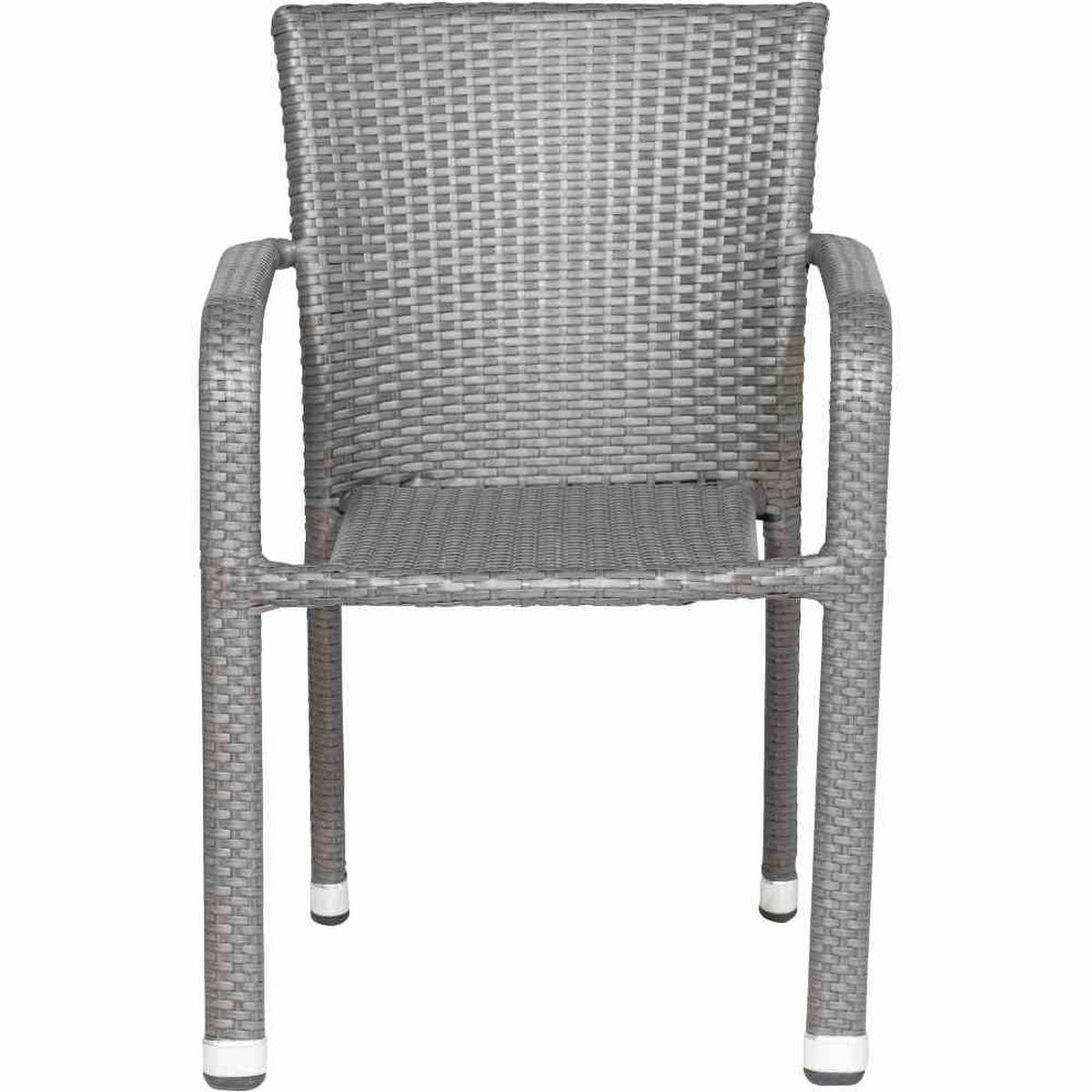 Gardamo Stapelsessel MINAS grau Aluminium MINAS - grau - Gardamo