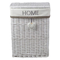POCOline Wäschekorb weiß Weide B/H/L: ca. 28x48x38 cm Wäschekorb_Home_S - weiß (38,00/28,00/48,00cm) - POCOline