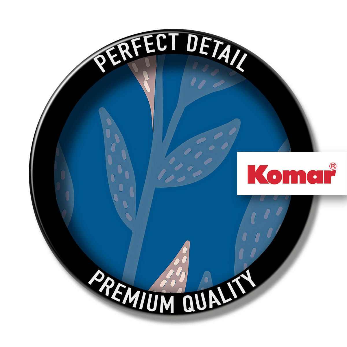 Komar Poster Illustration Colorful Foliage Blätter B/L: ca. 30x40 cm Illustration Colorful Foliage - (30,00/40,00cm) - Komar