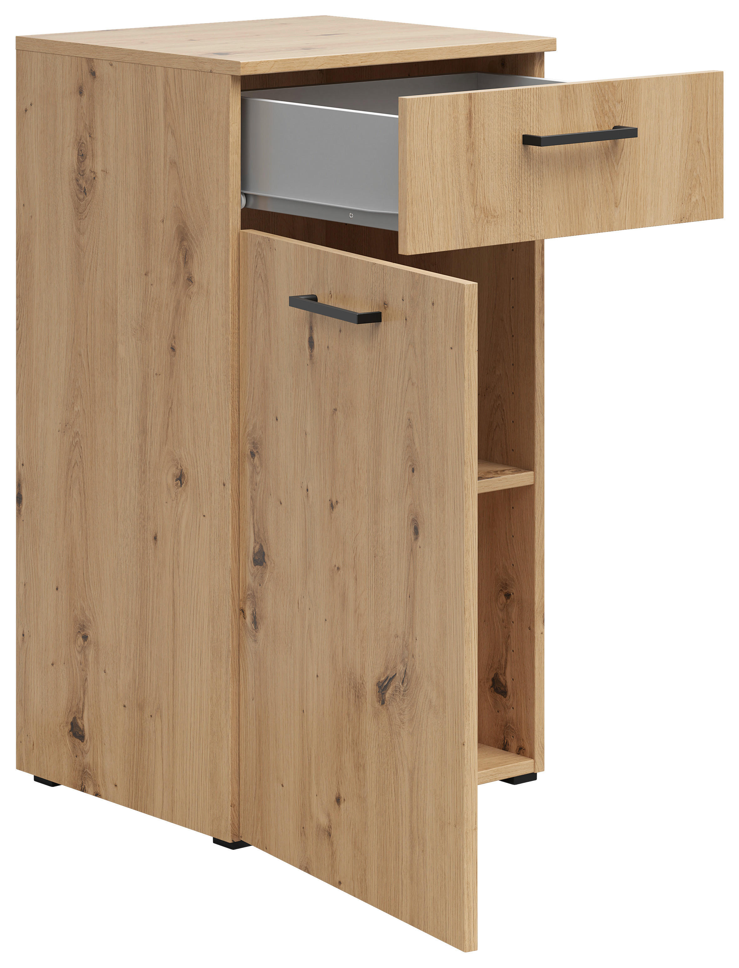 Kommode Multi-Stauraum Typ 13 Eiche Artisan Nachbildung B/H/T: ca. 45x83x40 cm Multi-Stauraum Typ 13 - Eiche (45,00/83,00/40,00cm)