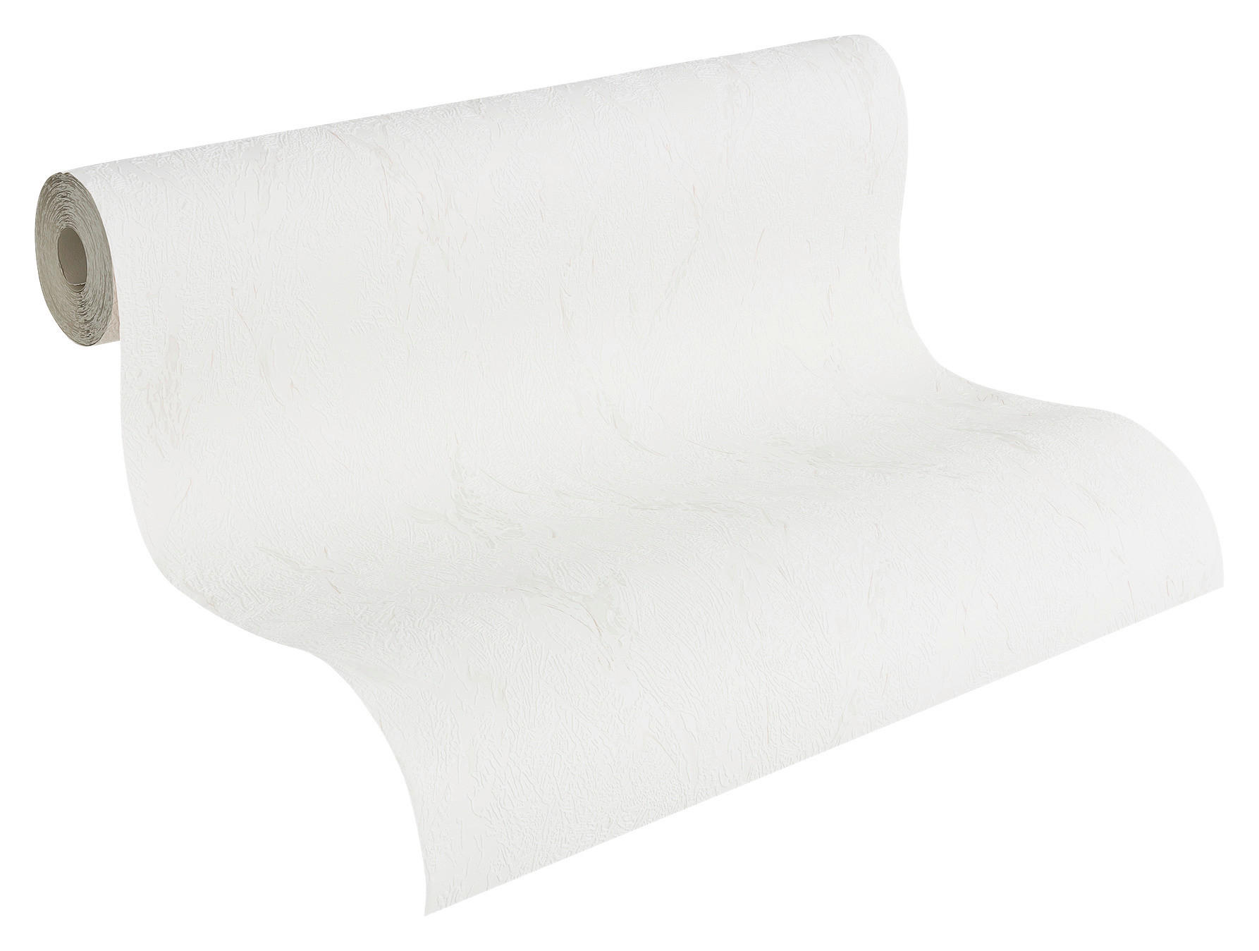 A.S.Creation Papiertapete weiß B/H/D: ca. 53x1005x9,4 cm Papiertapete - weiß (9,40/1005,00cm) - A.S.Creation