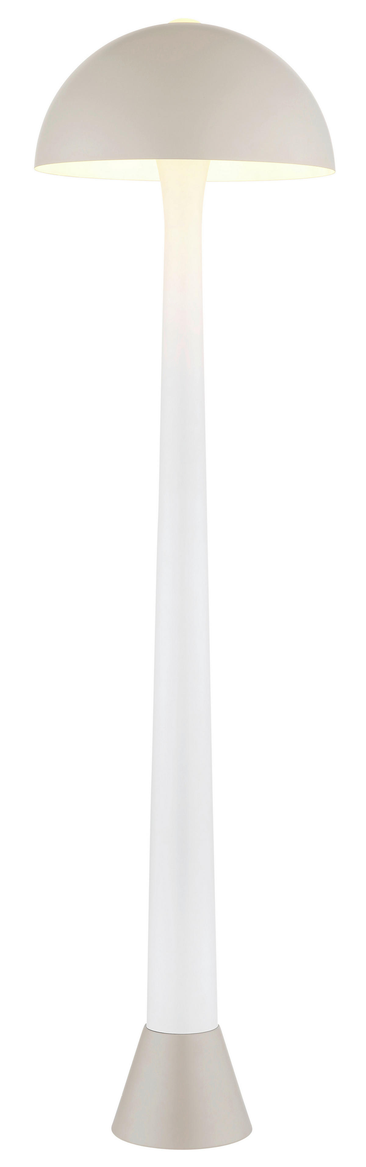 GLOBO Stehleuchte sand weiß Metall H/D: ca. 150x40 cm E27 1 Brennstellen MERLIN - sand/weiß (40,00/150,00cm) - GLOBO