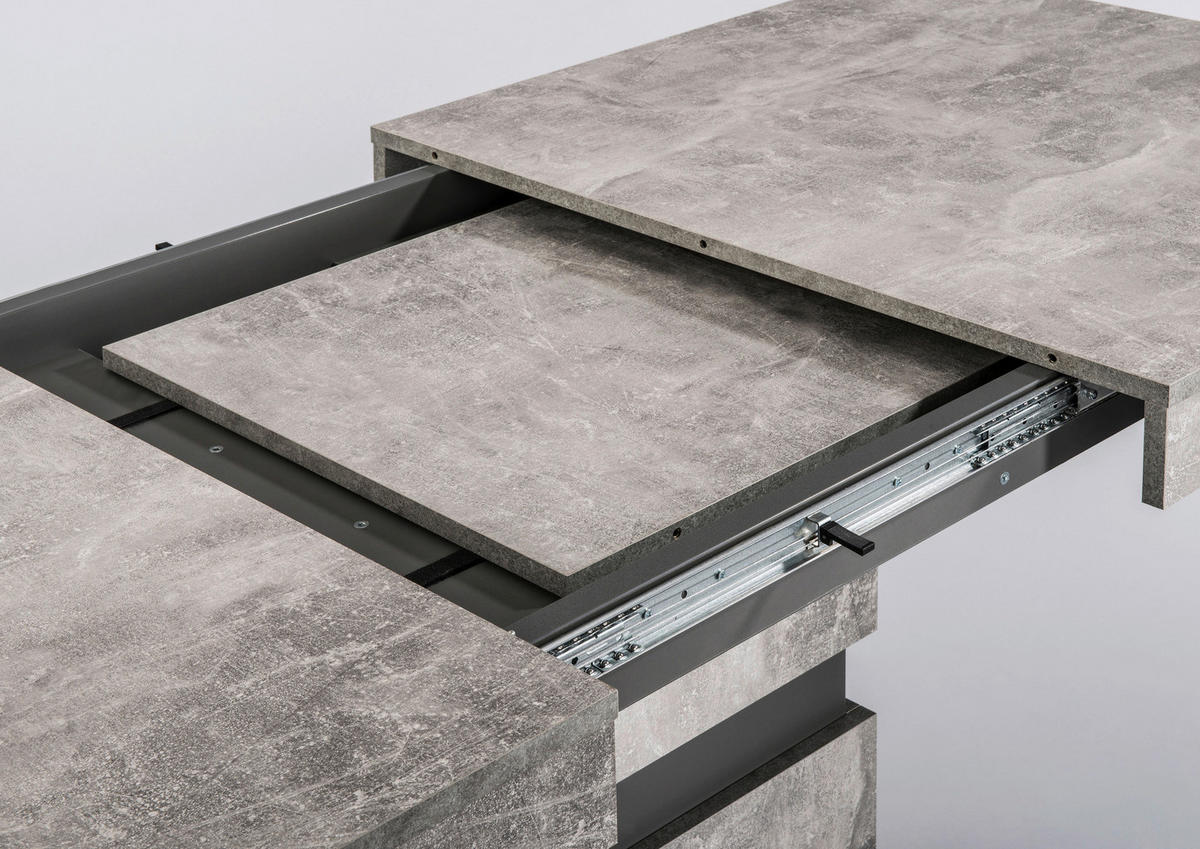 Tisch MATTHEW Beton Optik anthrazit B/H/T: ca. 160x75x90 cm MATTHEW - Beton/anthrazit (160,00/75,00/90,00cm) - byLIVING