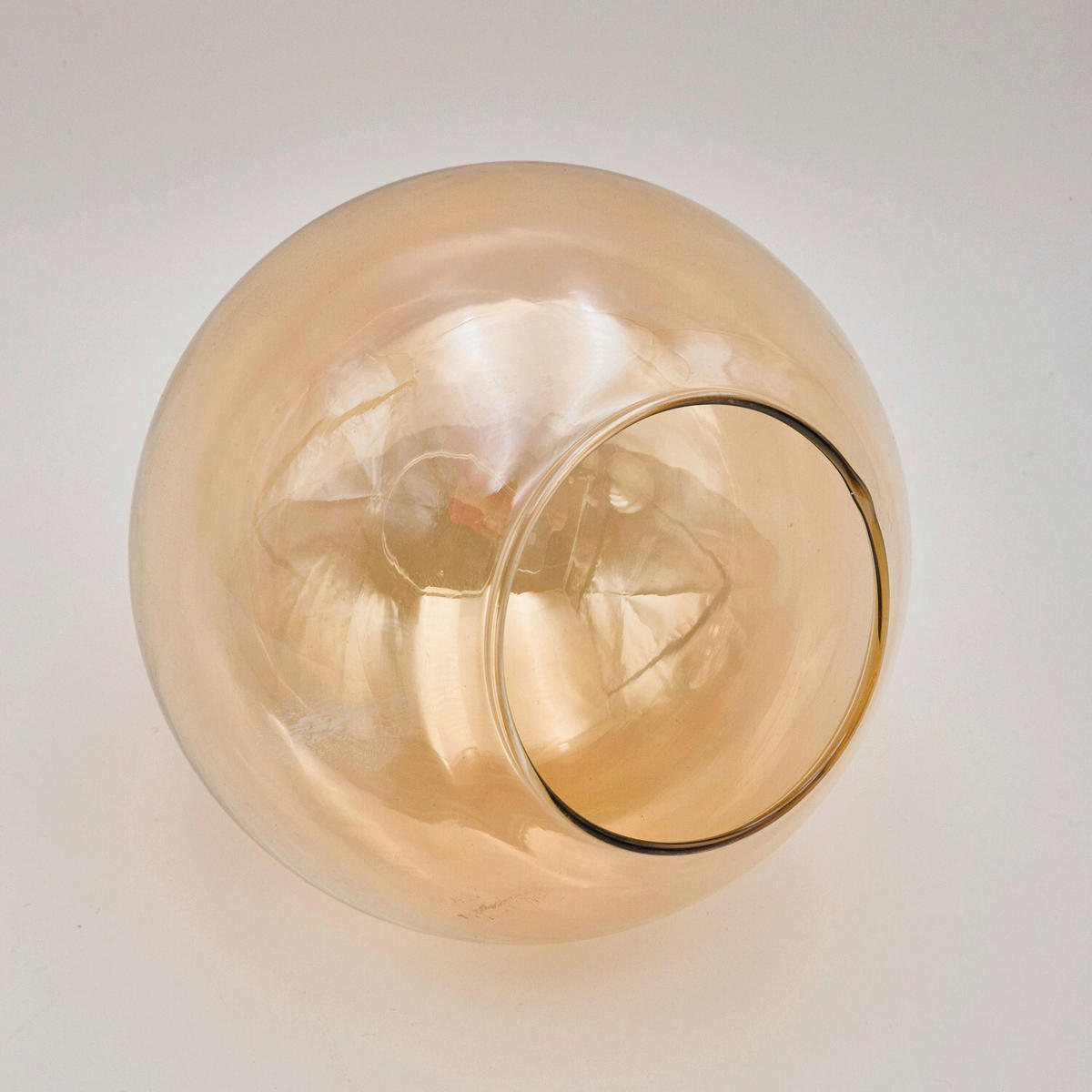 Lamkur Deckenleuchte gold Stahl Glas B/H/L: ca. 51x53x51 cm E14 6 Brennstellen LILOU - gold (51,00/51,00/53,00cm) - Lamkur