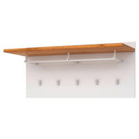 Garderobenpaneel Hola Eiche Wotan Nachbildung B/H/T: ca. 90x41x30 cm Hola - Eiche (90,00/41,00/30,00cm)