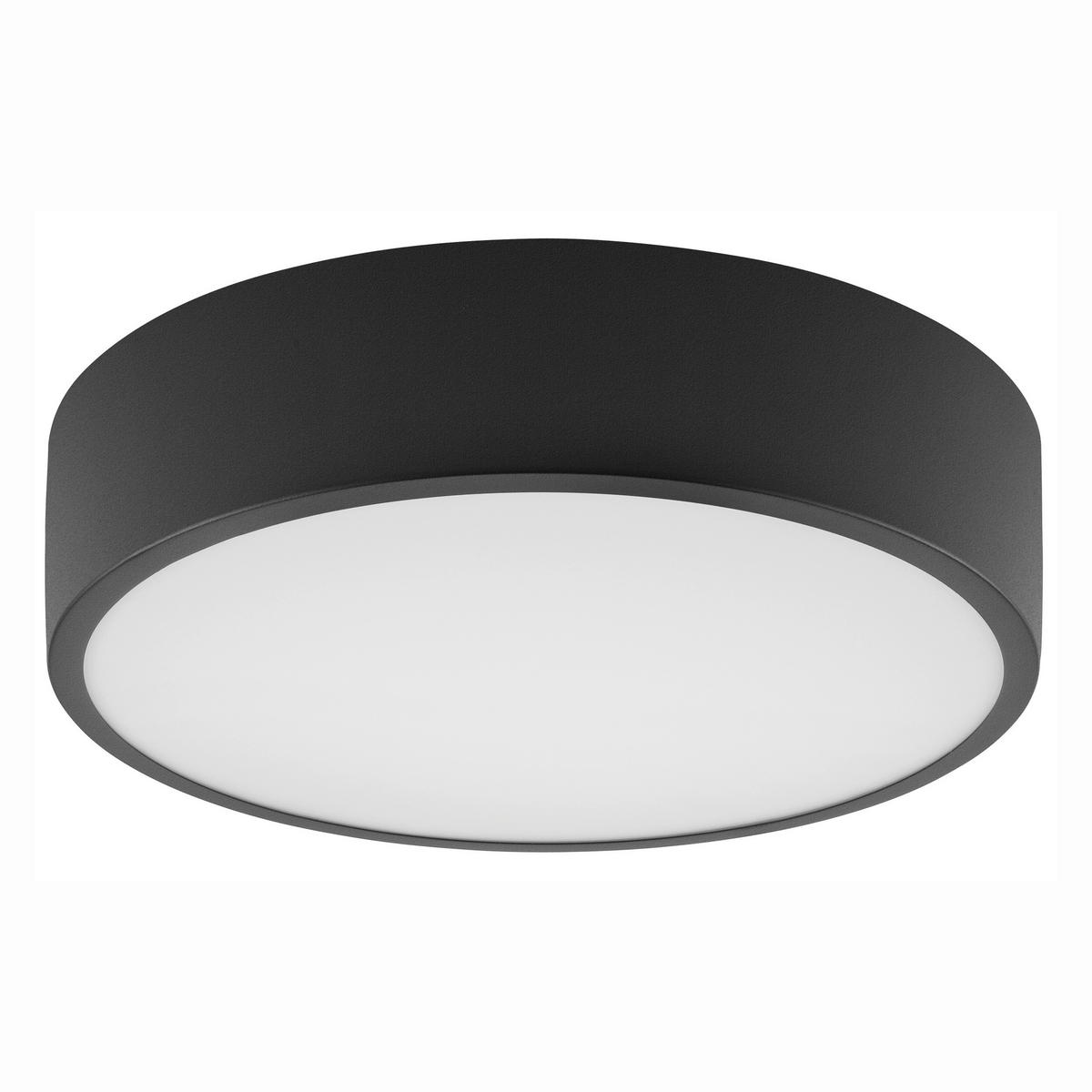 Lamkur Deckenleuchte DANTE 43968 schwarz Stahl Glas H/L: ca. 8x37 cm E27 2 Brennstellen Dante - schwarz (37,00cm) - Lamkur