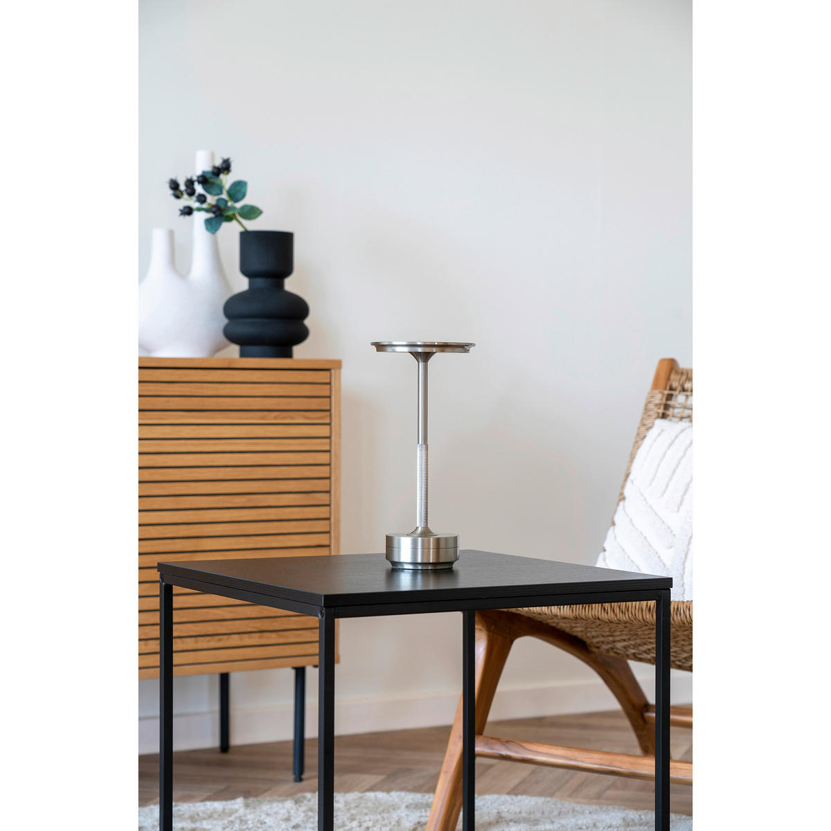 Tischleuchte Lyneham - messing (13,00/13,00/28,50cm)