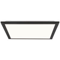 Brilliant Deckenleuchte Allie G96946/76 schwarz Metall Kunststoff B/H/L: ca. 39,6x5,3x39,6 cm Allie - schwarz (39,60/39,60/5,30cm) - Brilliant