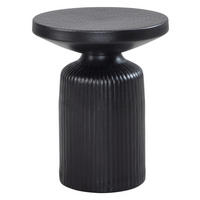 Beistelltisch schwarz B/H/T: ca. 40x50x40 cm Beistelltisch - schwarz (40,00/50,00/40,00cm) - Wohnling