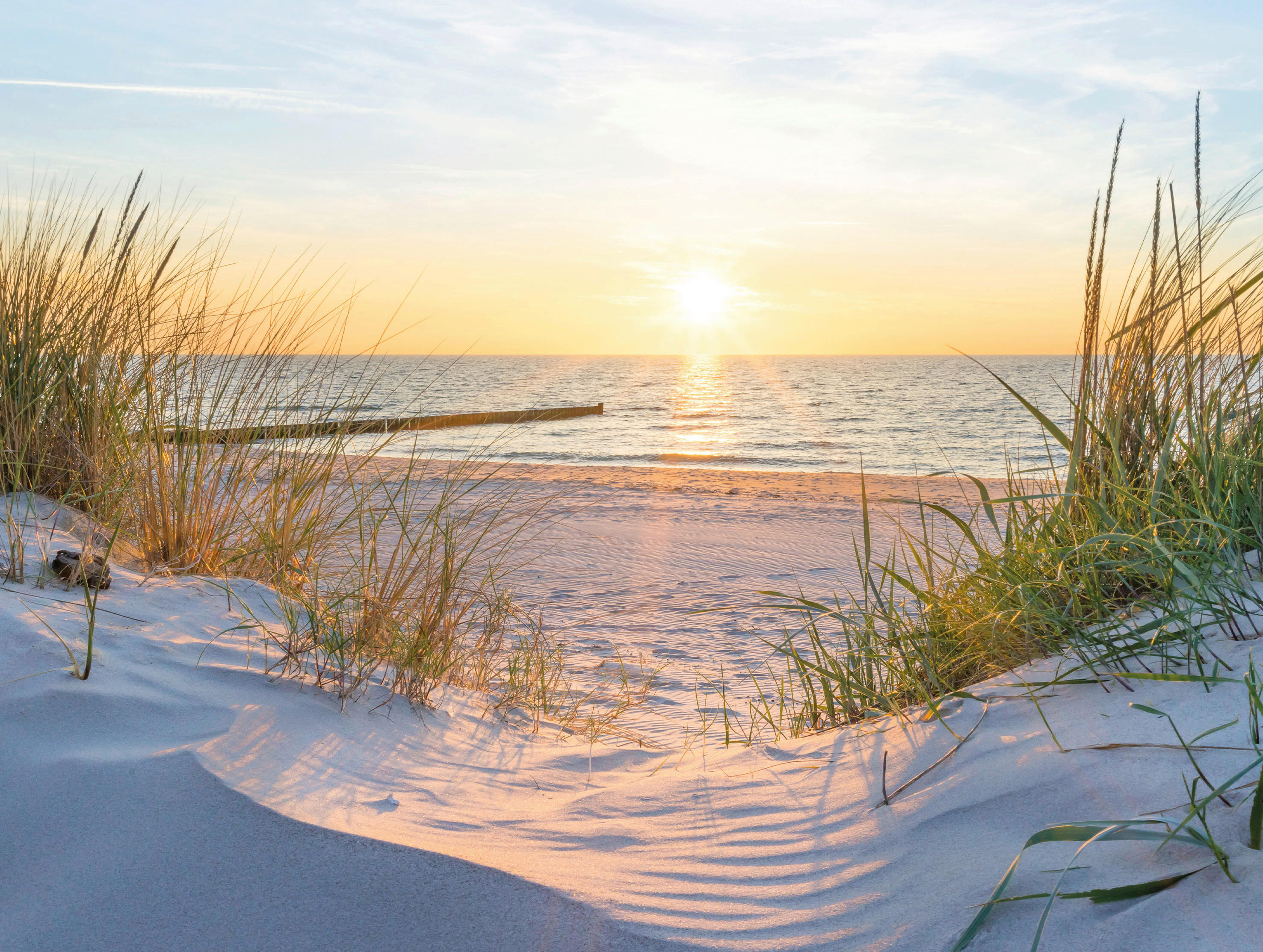 Keilrahmenbild Strand B/H: ca. 61x46 cm Keilrahmenbild 46x61cm - (61,00/46,00cm)