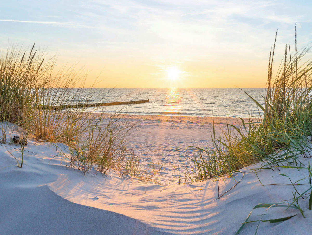 Keilrahmenbild Strand B/H: ca. 61x46 cm Keilrahmenbild 46x61cm - (61,00/46,00cm)