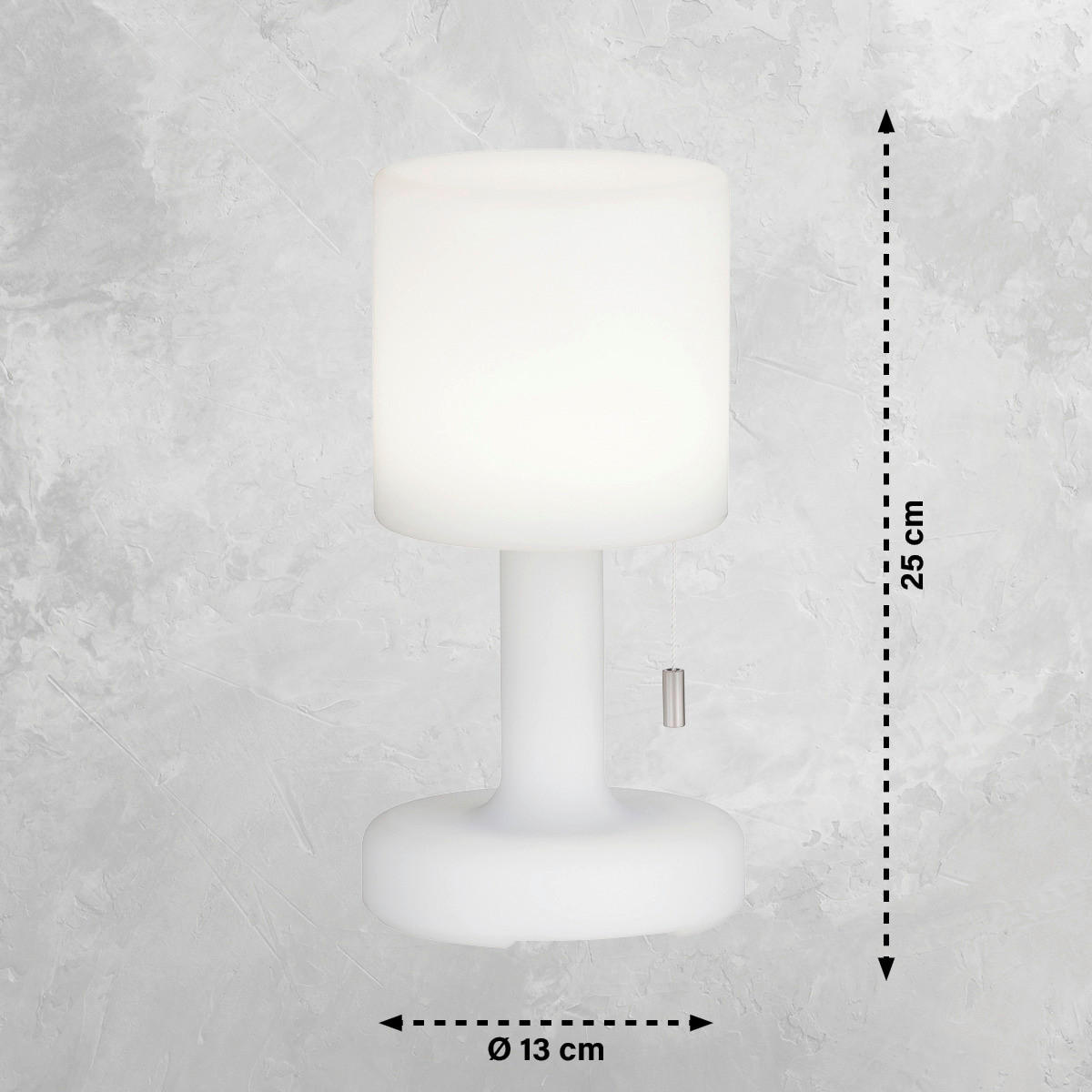 LED-Außenleuchte 850252 Termoli weiß H/D: ca. 25x13 cm Termoli - weiß (13,00/25,00cm) - easy! by FHL