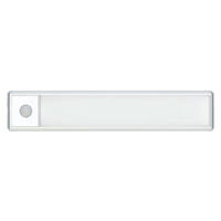 Nedis Schrankleuchte silber Aluminium Polycarbonat B/H/L: ca. 4x20,5x1,4 cm Schrankleuchte_Nedis - silber (1,40/4,00/20,50cm) - Nedis
