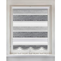 Doppelrollo Djerba silber B/L: ca. 80x160 cm Djerba - silber (80,00/160,00cm)