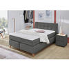 Boxspringbett  dunkelgrau Feinstruktur Liegefläche B/L: ca. 140x200 cm Nicola_Boxspringbett - dunkelgrau (155,00/104,00/224,00cm)