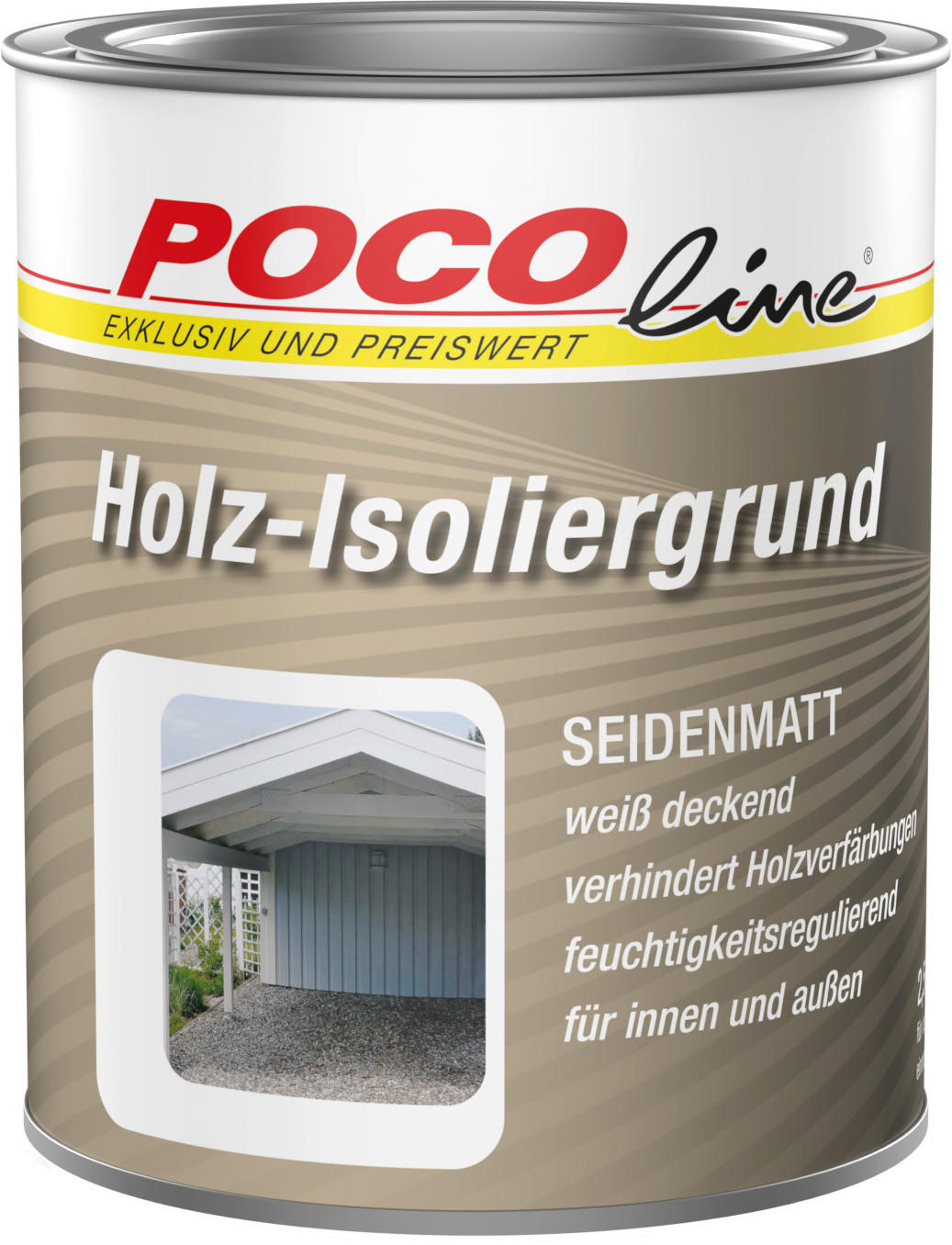 POCOline Holz-Isoliergrund weiß matt ca. 0,75 l