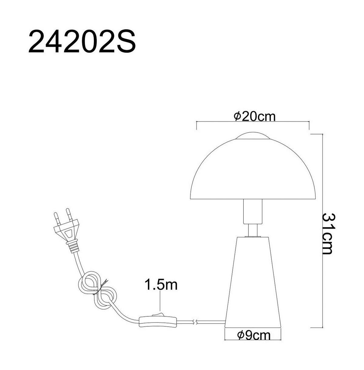 GLOBO Tischleuchte sand schwarz Metall Glas B/H/L: ca. 25x31,5x25 cm E14 1 Brennstellen Tischleuchte-Lars - sand/schwarz (25,00/25,00/31,50cm) - GLOBO