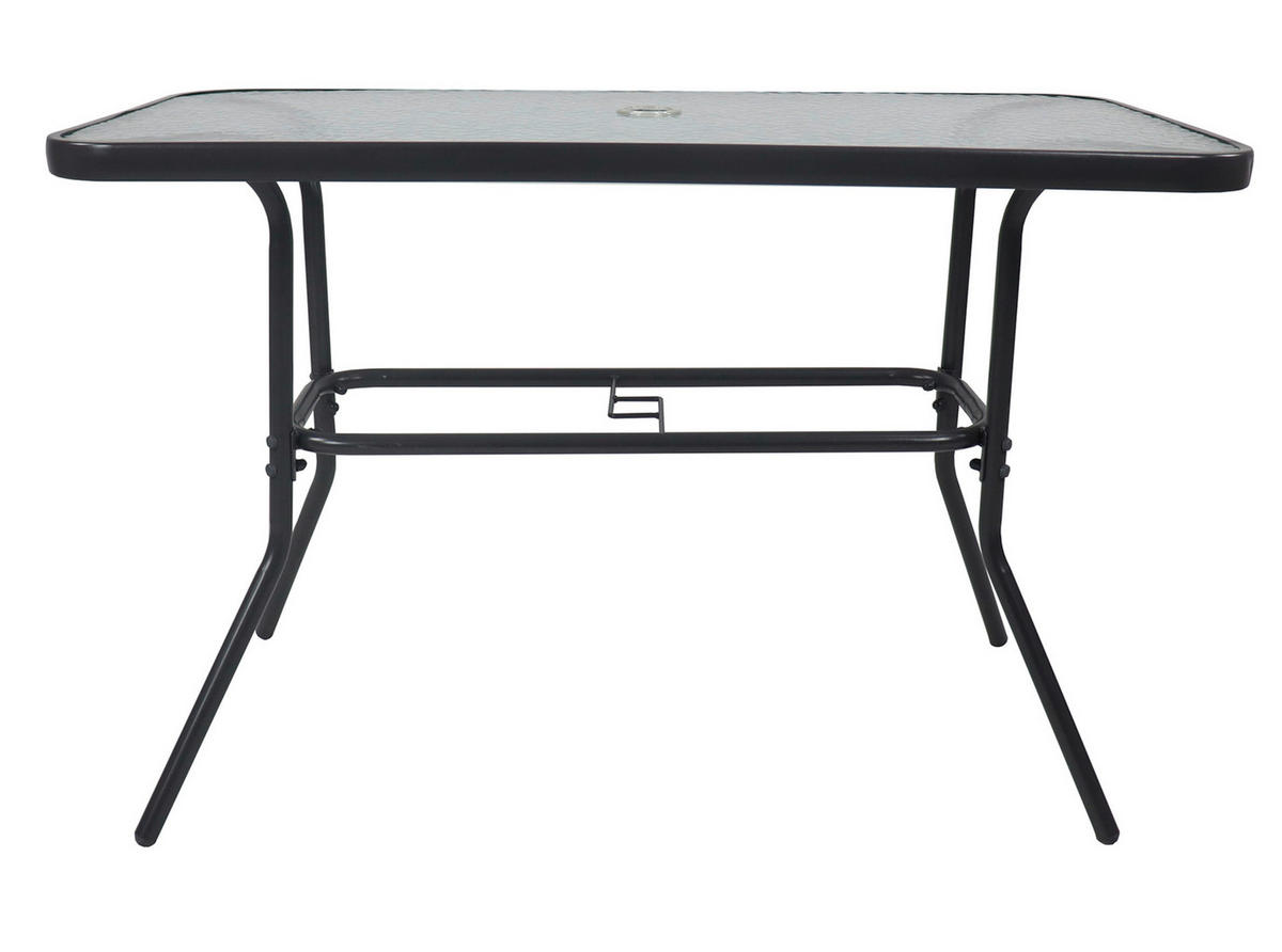 VCM Gartensitzgruppe anthrazit Stahl B/H/T: ca. 110x70x55 cm Gartensitzgruppe - anthrazit (110,00/70,00/55,00cm) - VCM