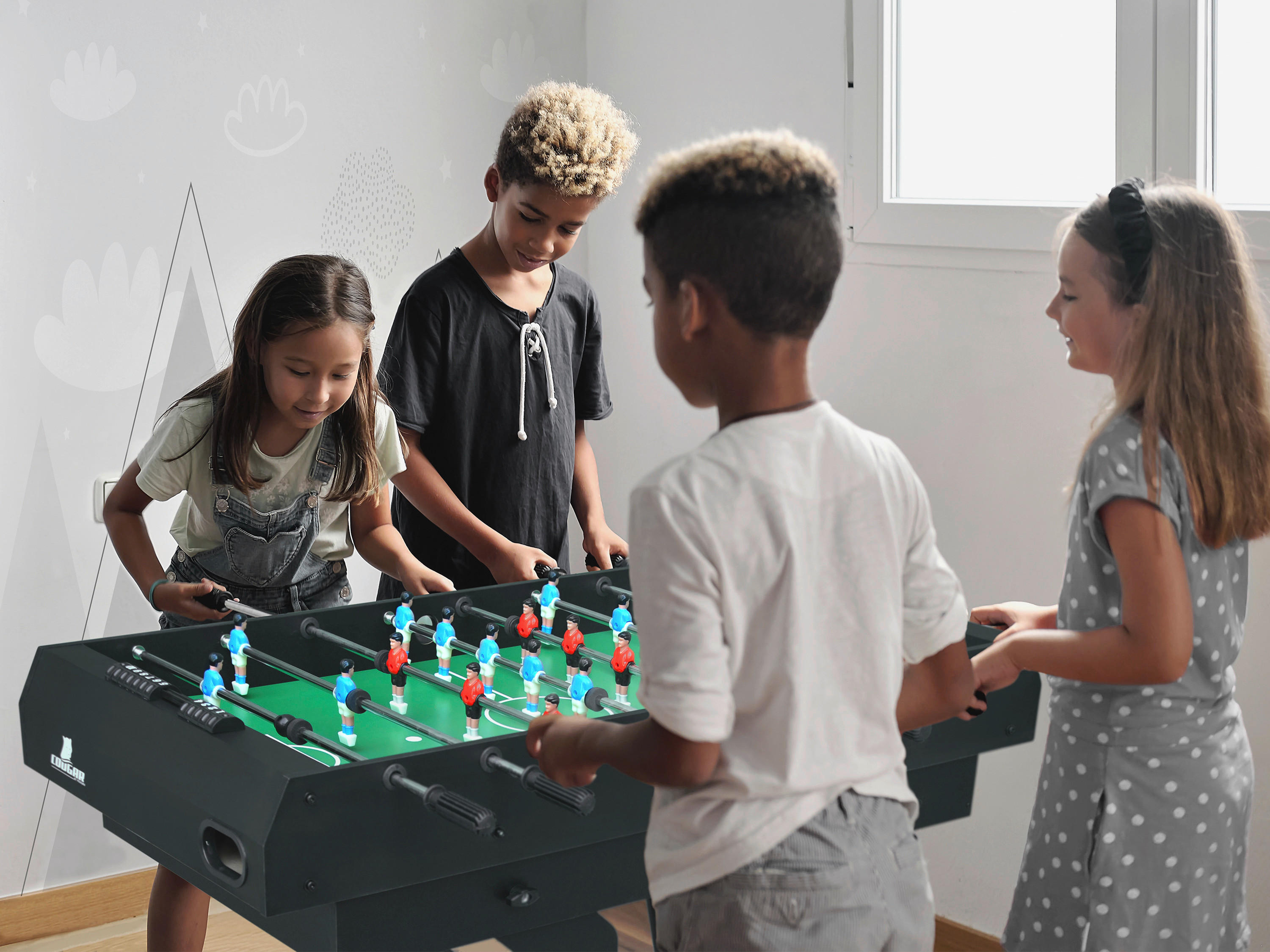 Cougar Multispieltisch All-in-One B/H/T: ca. 61x81x119 cm All-in-One - schwarz (61,00/81,00/119,00cm) - Cougar