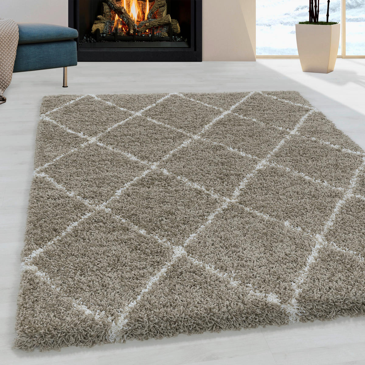 Ayyildiz Teppich ALVOR beige B/L: ca. 60x110 cm ALVOR - beige (60,00/110,00cm) - Ayyildiz