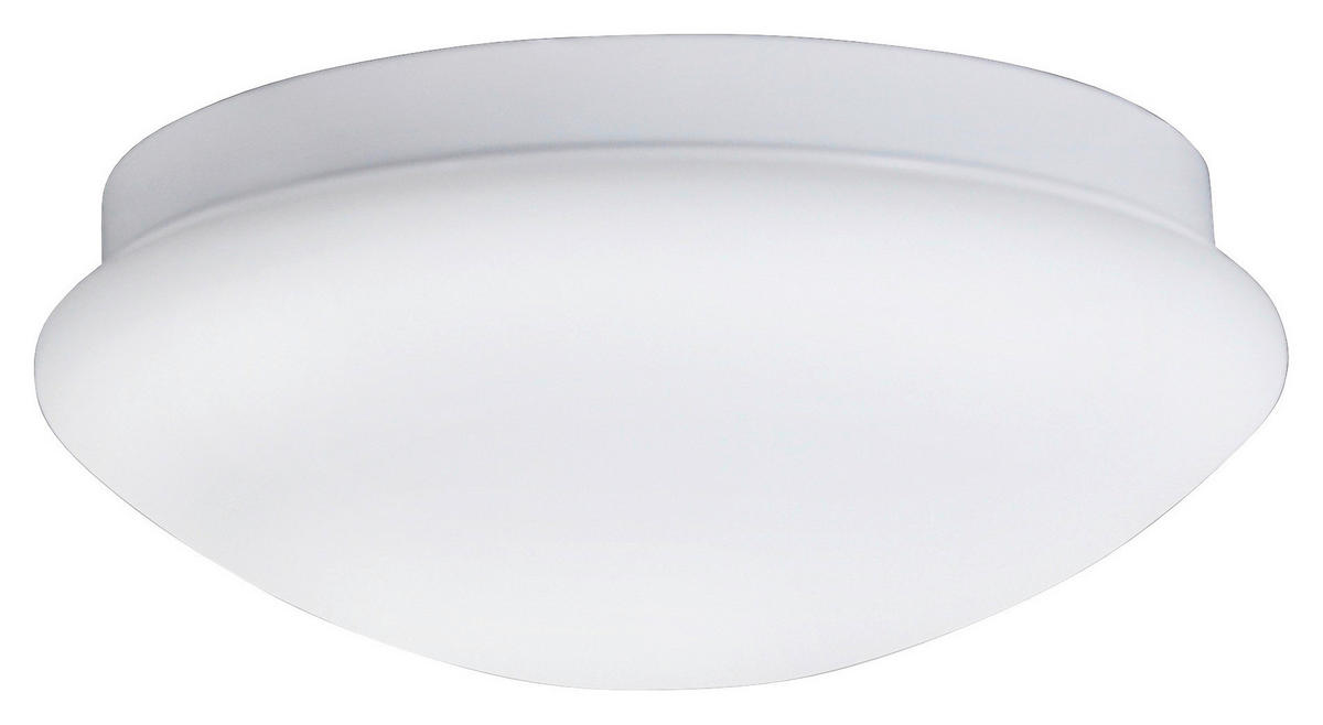 Näve Leuchten Deckenleuchte 1206523 weiß Metall Kunststoff B/H/T: ca. 30x10,5x30 cm null 1 Brennstellen Genf - weiß (30,00/10,50/30,00cm) - Näve Leuchten