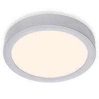 GLOBO LED-Deckenleuchte Chrom Metall H/D: ca. 3,2x22,5 cm LED-Deckenleuchte_Fire - Chrom (22,50/3,20cm) - GLOBO