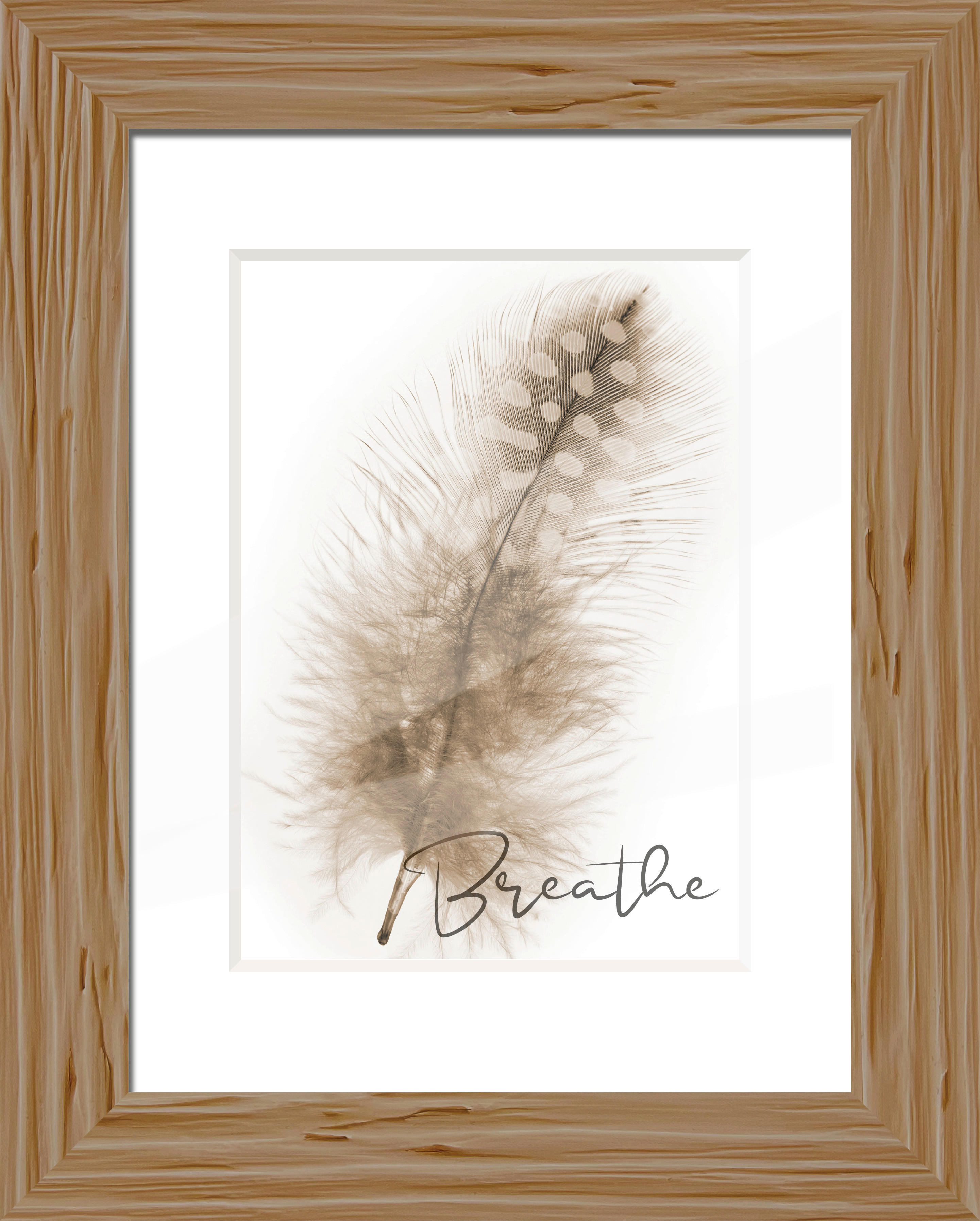 Thumbnail - Bilderrahmen natur Holz B/L: ca. 18x24 cm