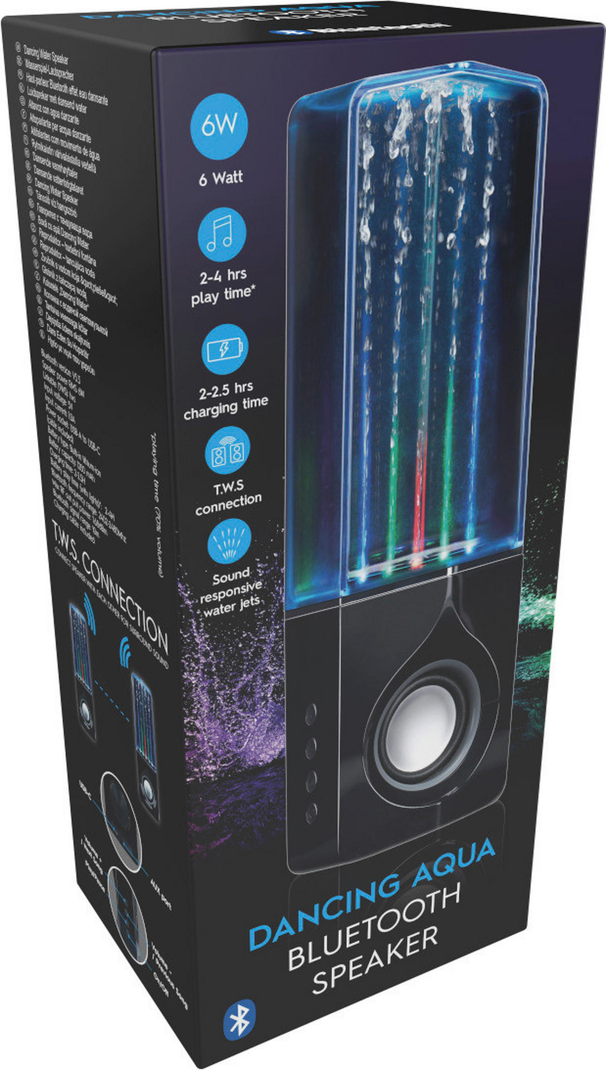 Grundig Bluetooth-Lautsprecher B/H/L: ca. 9,6x30x7,5 cm BT-Lautsprecher_Wasser_Grundig - (7,50/9,60/30,00cm) - Grundig