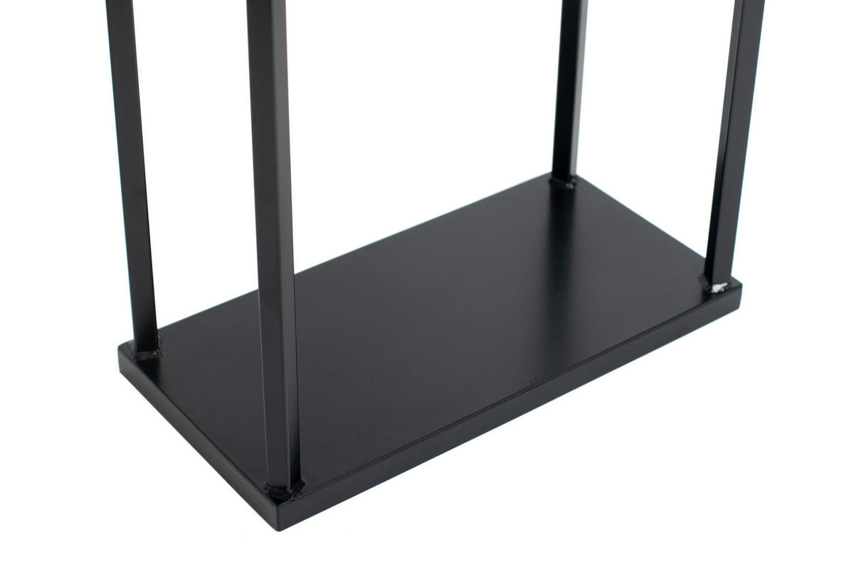 Westmann Kaminholzregal Xavier schwarz B/H/L: ca. 20x120x40 cm Xavier - schwarz (40,00/20,00/120,00cm) - Westmann
