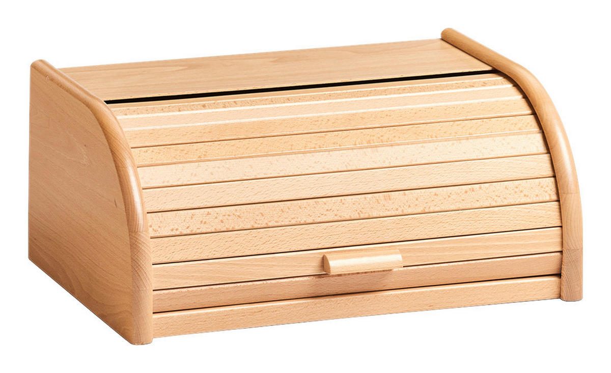 Zeller Rollbrotkasten braun Buche Rollbrotkasten - braun - Zeller