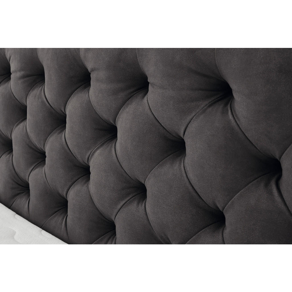 Thumbnail - Boxspringbett anthrazit Liegefläche B/L: ca. 180x200 cm