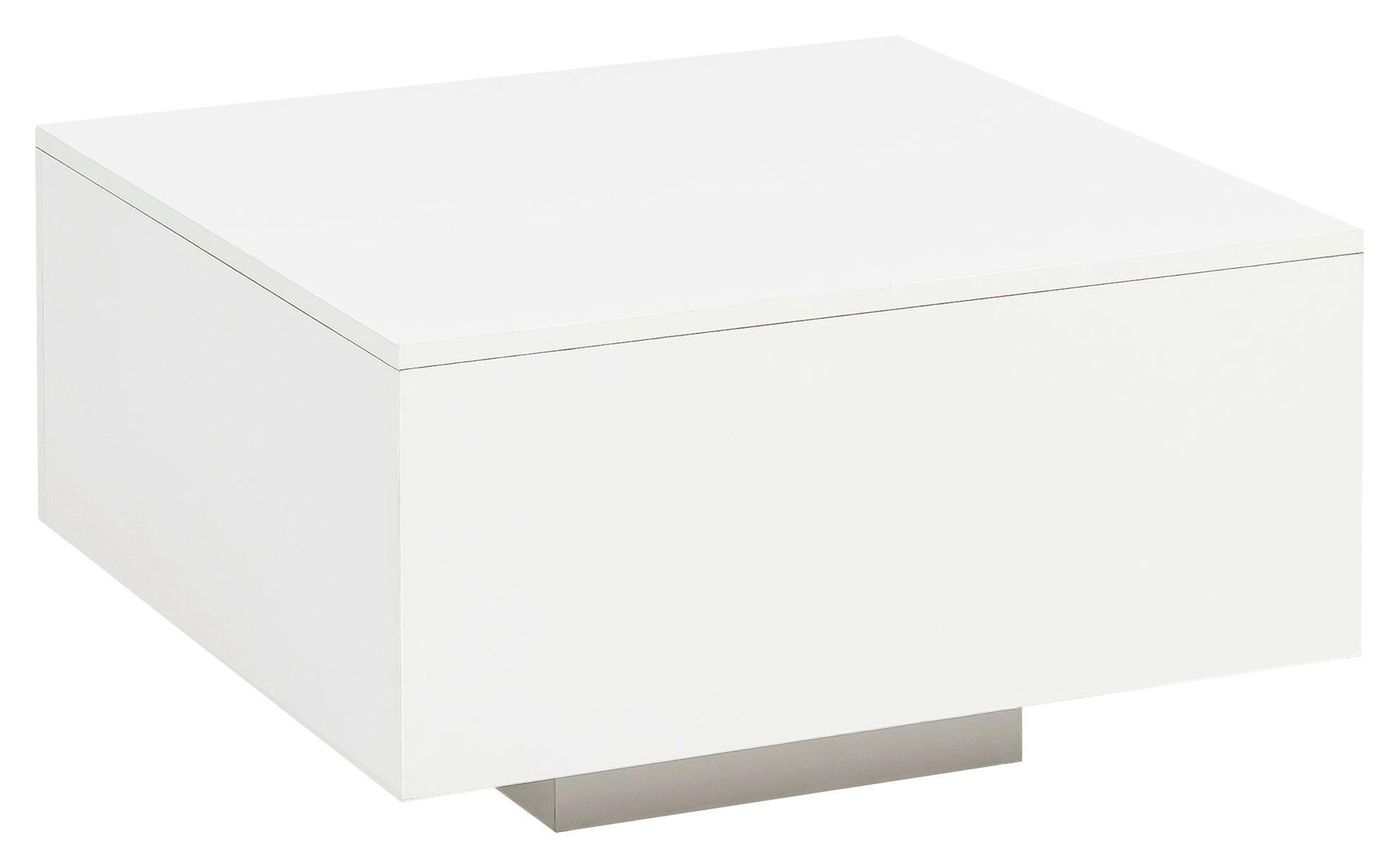 Couchtisch weiß B/H/T: ca. 60x35,5x60 cm Couchtisch - weiß (60,00/35,50/60,00cm) - Wohnling