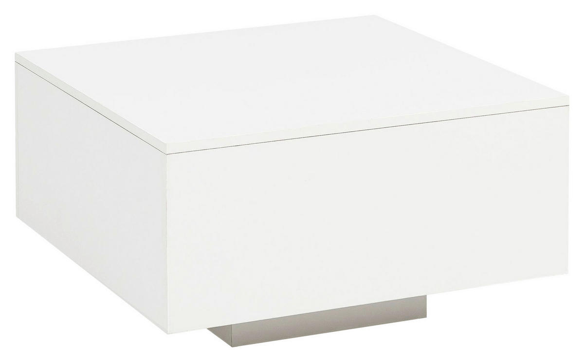 Couchtisch weiß B/H/T: ca. 60x35,5x60 cm Couchtisch - weiß (60,00/35,50/60,00cm) - Wohnling