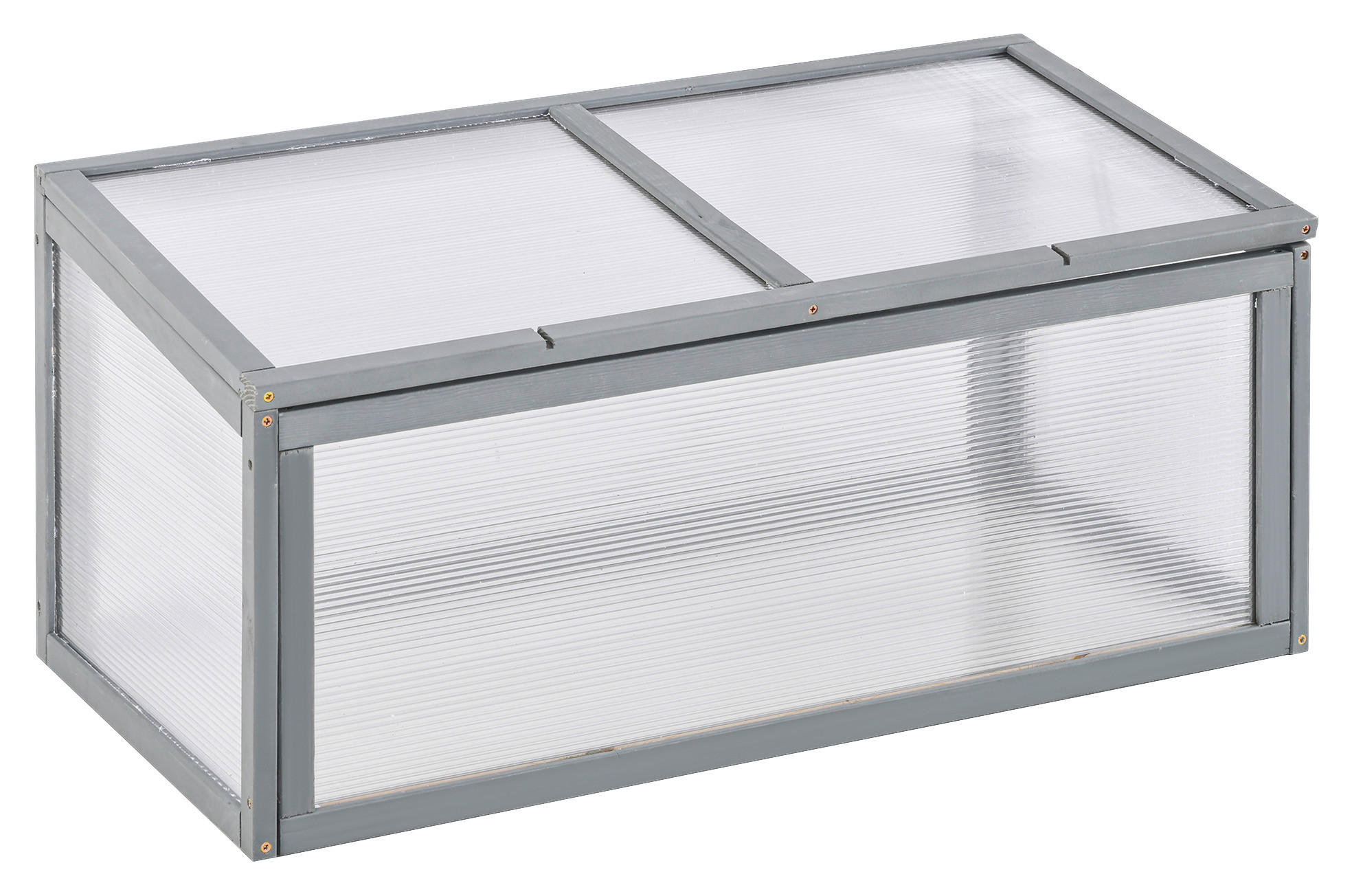 Outsunny Frühbeet B/H/L: ca. 46x40x90 cm Frühbeet - grau (90,00/46,00/40,00cm) - Outsunny