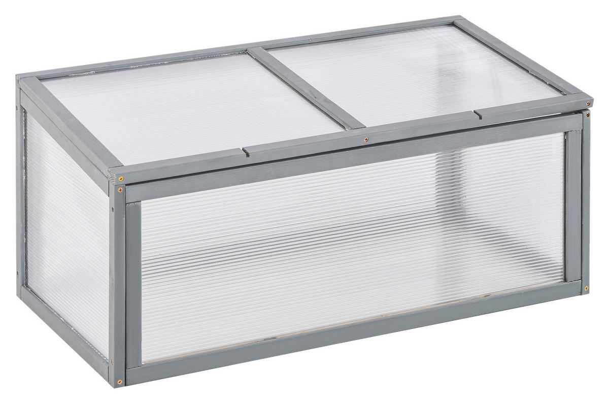 Outsunny Frühbeet B/H/L: ca. 46x40x90 cm Frühbeet - grau (90,00/46,00/40,00cm) - Outsunny