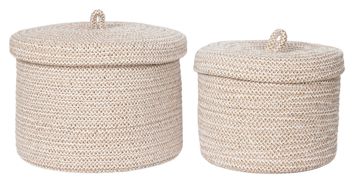 Housenordic Aufbewahrungskorb Sebal beige Baumwolle Sebal - beige - Housenordic
