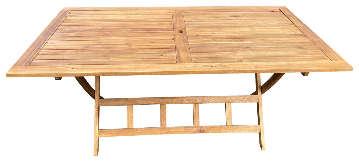 Grasekamp Klapptisch Belmonte natur Akazie B/H/L: ca. 90x73x160 cm Belmonte - natur (160,00/90,00/73,00cm) - Grasekamp